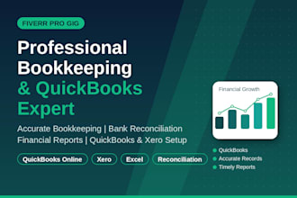 do monthly bookkeeping, reconciliation and reports