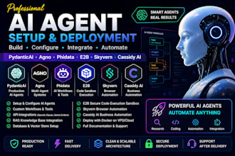 setup pydantic ai agno agent phidata agent e2b code sandbox cassidy ai skyvern
