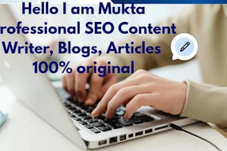 write SEO blog article content with keyword research