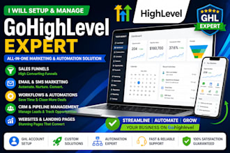 create gohighlevel funnels, websites, workflows, and campaigns