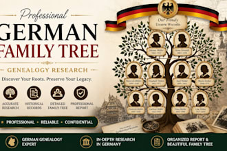 trace your german family tree and genealogy research report, dna analysis