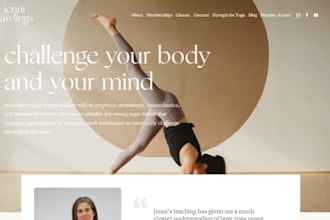 design squarespace online course website for creators selling digital courses