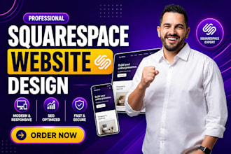 design squarespace website or redesign squarespace, professional web development