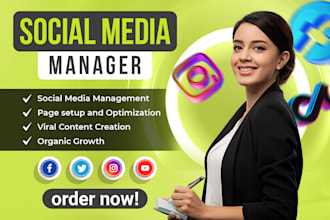 be your social media manager and content creator