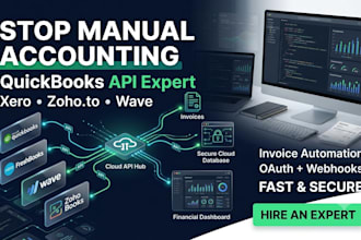 integrate quickbooks API with webhook oauth and invoice automation