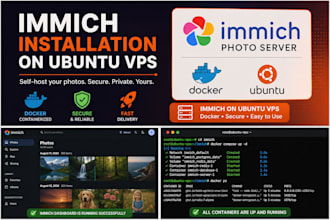 install immich on ubuntu vps with docker