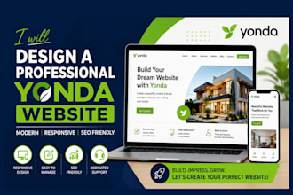 design a  yonda website for jidex chin chin website