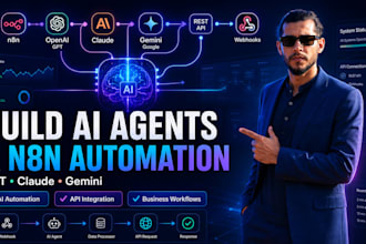 build ai agents with n8n, openai, claude, gemini and apis