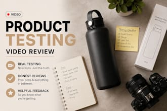 test your product on video for durability, quality and manufacturing