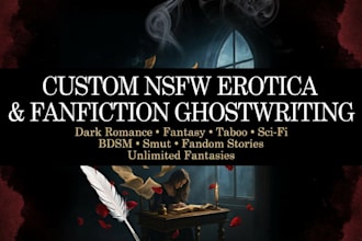 write nsfw erotica fanfiction dark romance smut bdsm taboo futa catfight stories