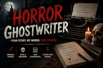 write horror stories for you