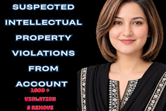 reinstate suspended amazon listing and remove intellectual property violation