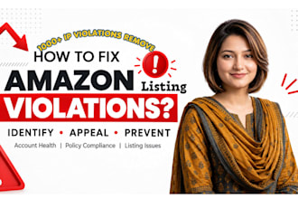 reinstate suspended amazon listing and remove intellectual property violation