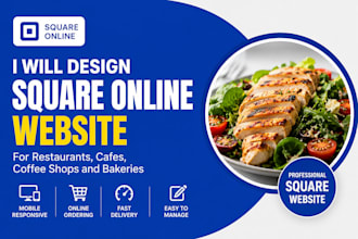 design square online website for restaurants cafes coffee shops and bakeries