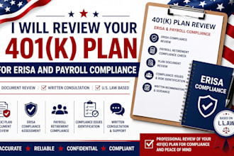 review your 401k plan for erisa and payroll compliance