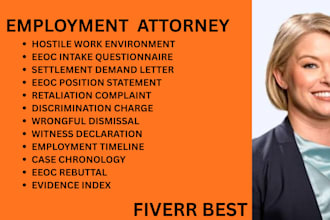 be your ny, ca,florida employment lawyer for eeoc charges and wrongful dismissal