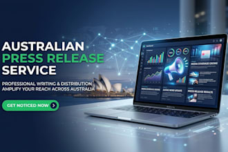 handle your complete australian press release writing distribution campaign