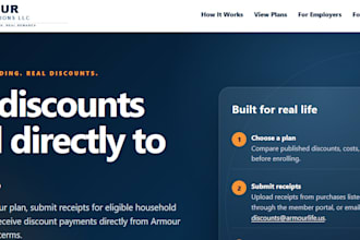 create a custom website based on your needs