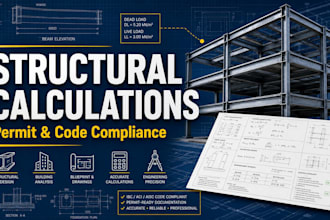 provide structural calculations for permit and code compliance