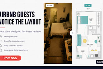 design your airbnb floor plan to maximize guest reviews, space planning