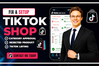 fix rejected tiktok shop products and category approval issues