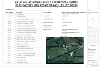 all construction drawings for city permit
