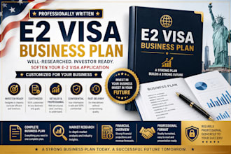 write a professional e2 visa business plan for uscis