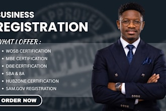 help with wosb, sdvosb, hubzone, mbe, dbe , wbe  sba certification and sam gov
