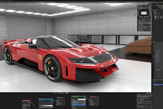 be your 3d car models developer, game ready vehicles and 3d architectural plan