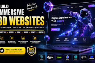 build 3d animated interactive website threejs webgl gsap spline scroll animation