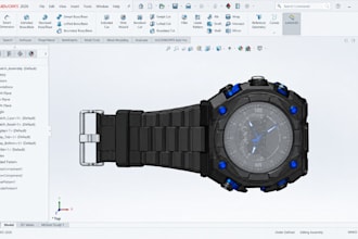 do 3d cad design for wearable device, smart watch case, enclosures stl, printing