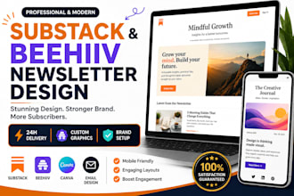 substack account substack graphics newsletter design substack beehiiv newsletter