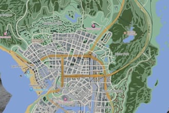 fully design custom fivem NYC, la, ls minimap, custom roadmaps for your server