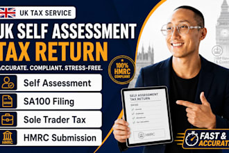 file your UK self assessment tax return sa100 with hmrc