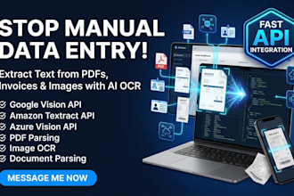 build document parsing API ocr integration using google vision API