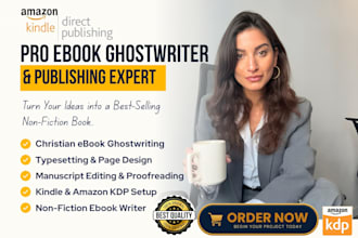 ghostwrite your business ebook, lead magnet or book writer