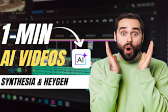 create online course video with synthesia heygen ai avatar
