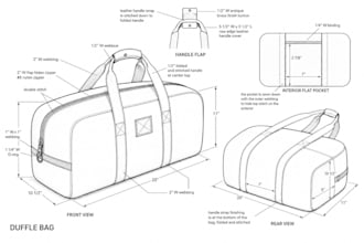 design fashion bags, backpacks, camping gear and outdoor products