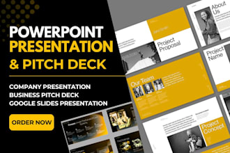 design powerpoint pitch deck presentation using ppt google business pitch deck