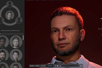 design aaa quality 3d game character for unreal unity metaverse metahuman outfit