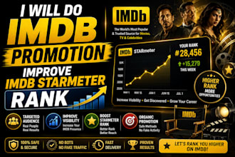 do imdb promotion improve imdb starmeter rank