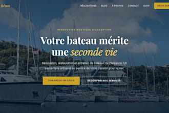 créé un site internet moderne et adapté aux besoins