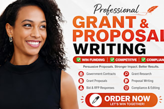 write government contract, win bid proposal, rfq, rfp response, grant proposal