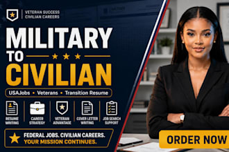 write usajobs federal resume and military to civilian resume and cover letter