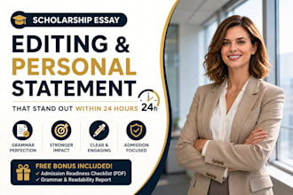 edit scholarship essays and personal statements that stand out within 24 hours