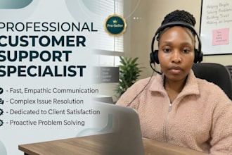 be your customer service support agent for email, chat, and phone