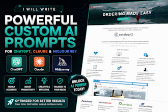 write powerful custom ai prompts for chatgpt claude and midjourney