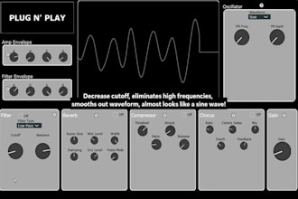 build custom juce audio effect plugins with modern dsp and quality UI design