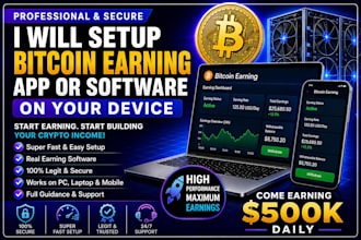build super fast earning app, real earning software, legit earning bot