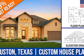 design custom residential house plans for houston texas